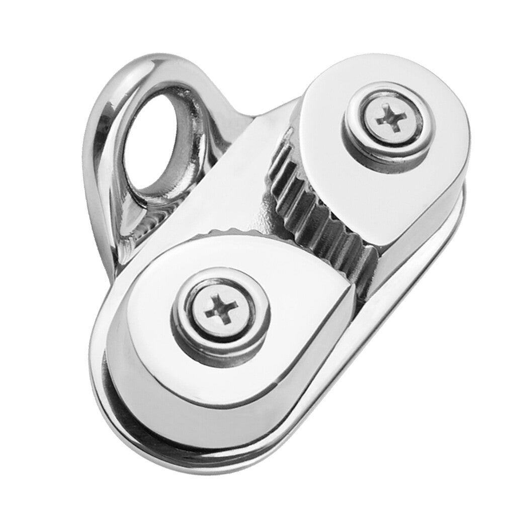 Marine Boat Stainless Steel 3-15mm Rope Junior Clam Cleat Jam Cleat