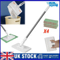 Disposable Dust Mop with 4 Reusable Cloths for Easy Cleaning and Dust Control