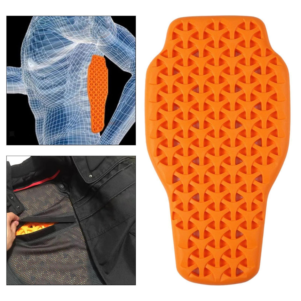 Motorcycle Back Protector Detachable Motorcycle Jacket Replacement PU Dorsal