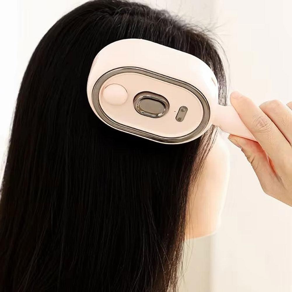 Electric Spray Air Cushion Massage Comb,Self-Cleaning Anti-Tangle Electric Brush