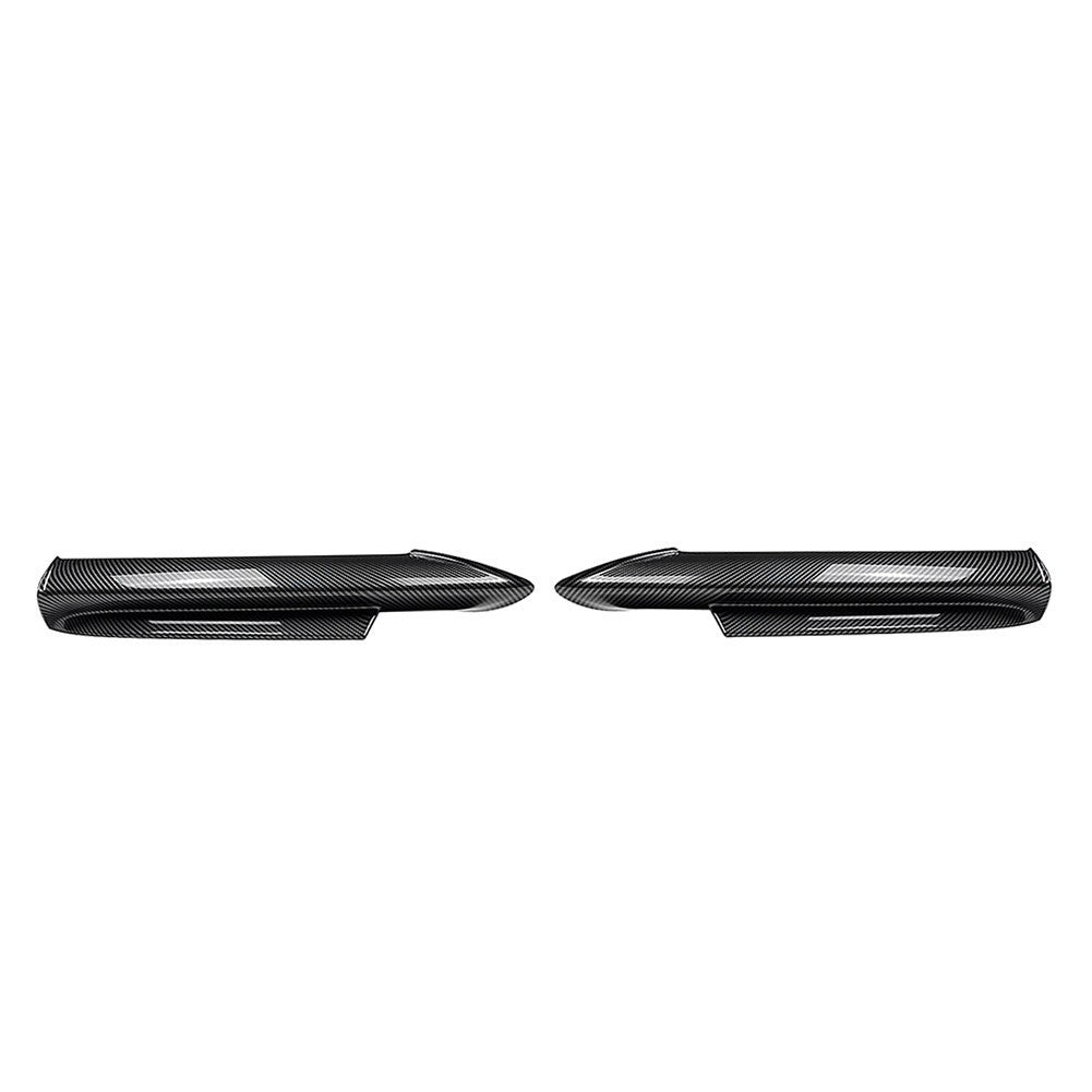 Front Bumper Splitter Lip Side Cover Canard For BMW 3 Series E90 E91 2005-2008