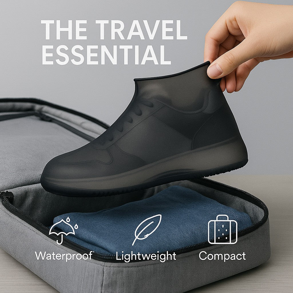 Waterproof Rain Shoe Covers – Non-Slip, Reusable Protective Outdoor Boot Covers