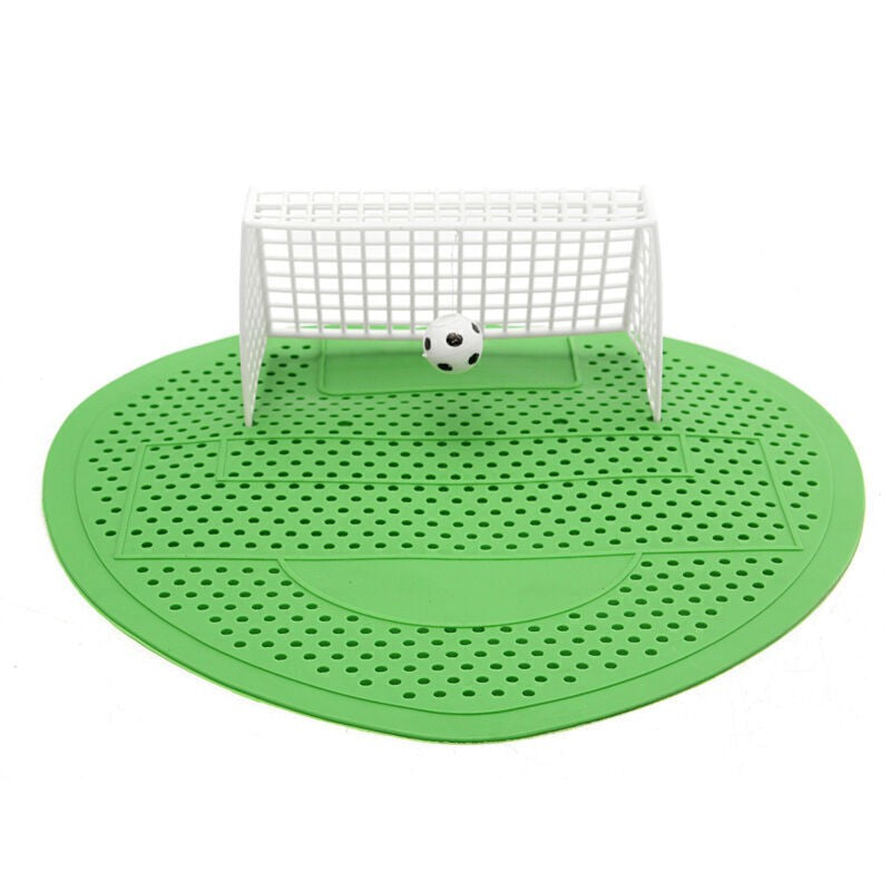 Home Garden Football Goal Design Urinal Screen Mats 5 Pack Soccer Style Mat