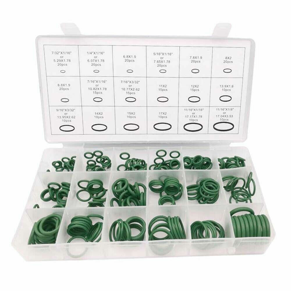 270X Rubber O Ring Fluorine Assortment Set Universal Oil Gasket Seal Kit Box UK