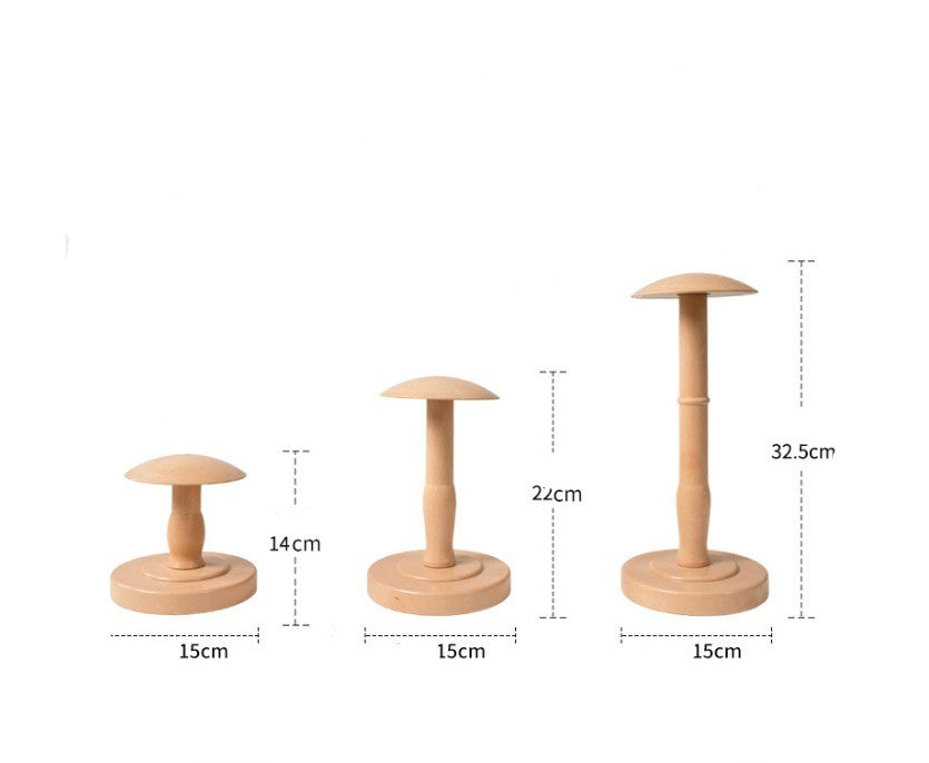 Vintage Wood  Hat Holder Stand Display Rack Wooden for