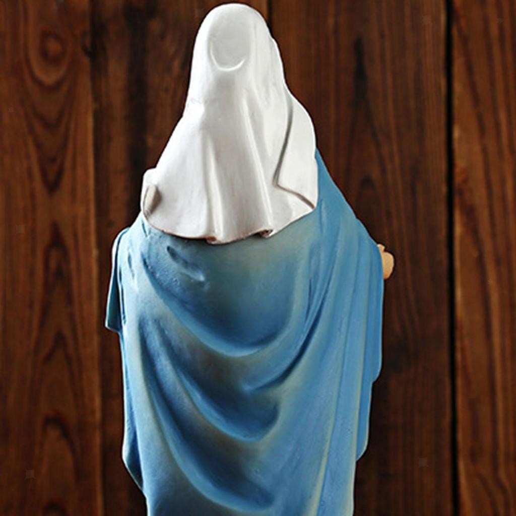 Blessed Saint Virgin Mary Statue Figure Our Lady of Loudes Figurine Sculpture