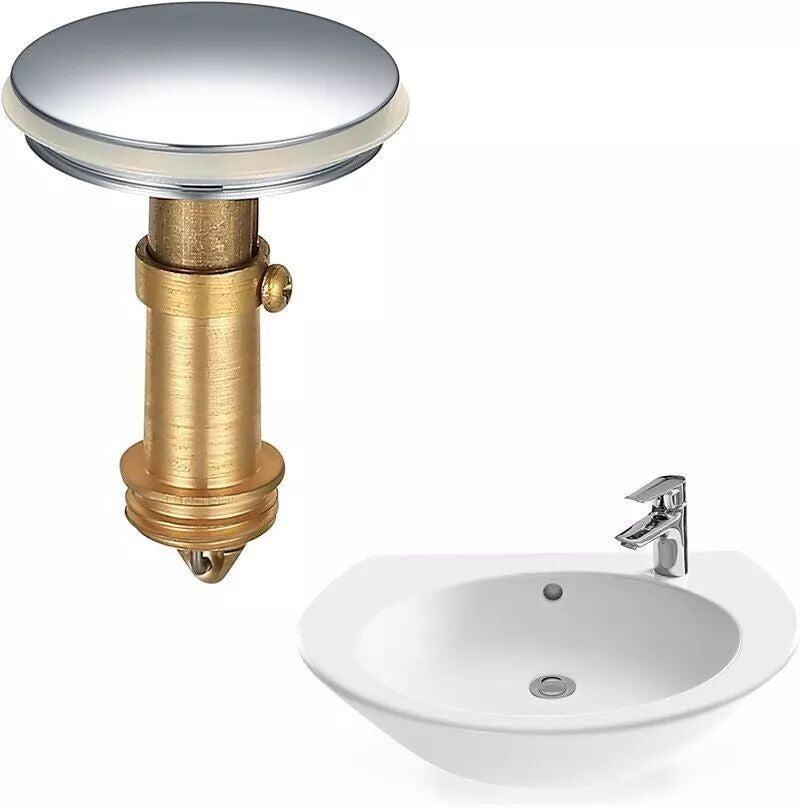 Pop up Sink Plugs, Bathroom Push Drain Stopper Plugs, 38mm Click Clack Plug