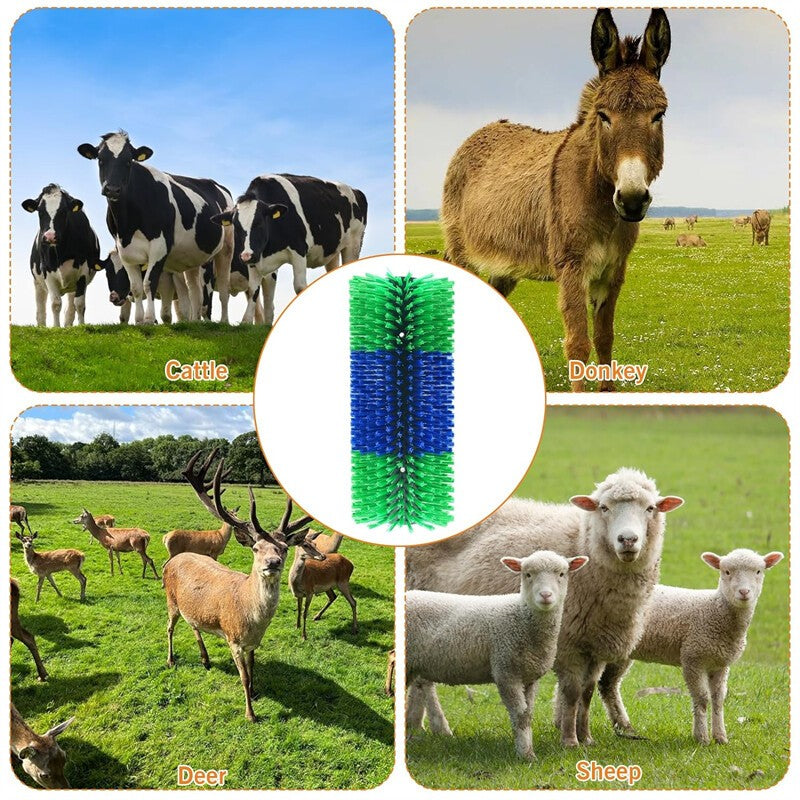 Livestock Scratch Brush Anti-itch Scratcher for Goat Cattle Cow Sheep Horse