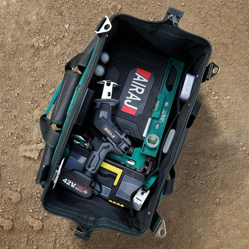 23 Inch Heavy Duty Multifunctional Portable Tool Storage Bag With Hard Base