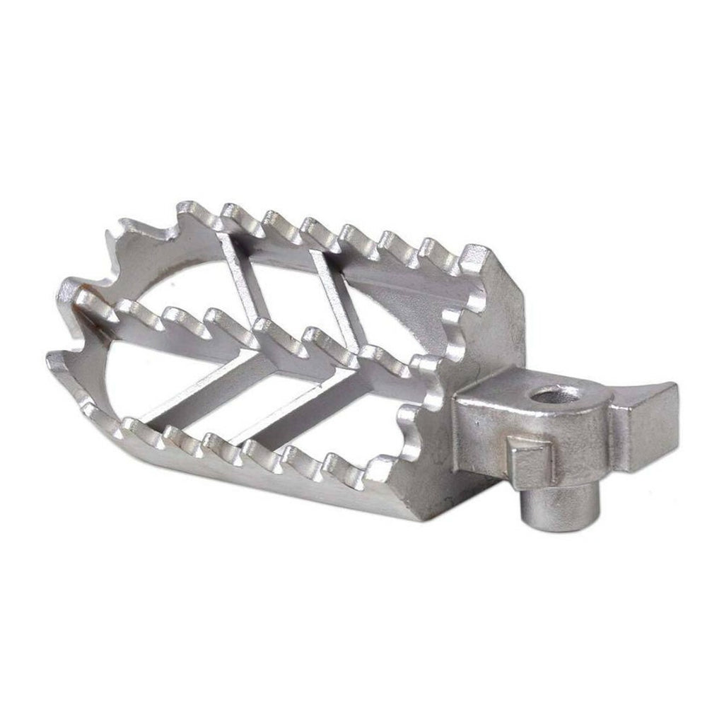 1 Pair Stainless Steel Wide Fat Motorcycle Front Foot Peg FootPegs Footrest Kit