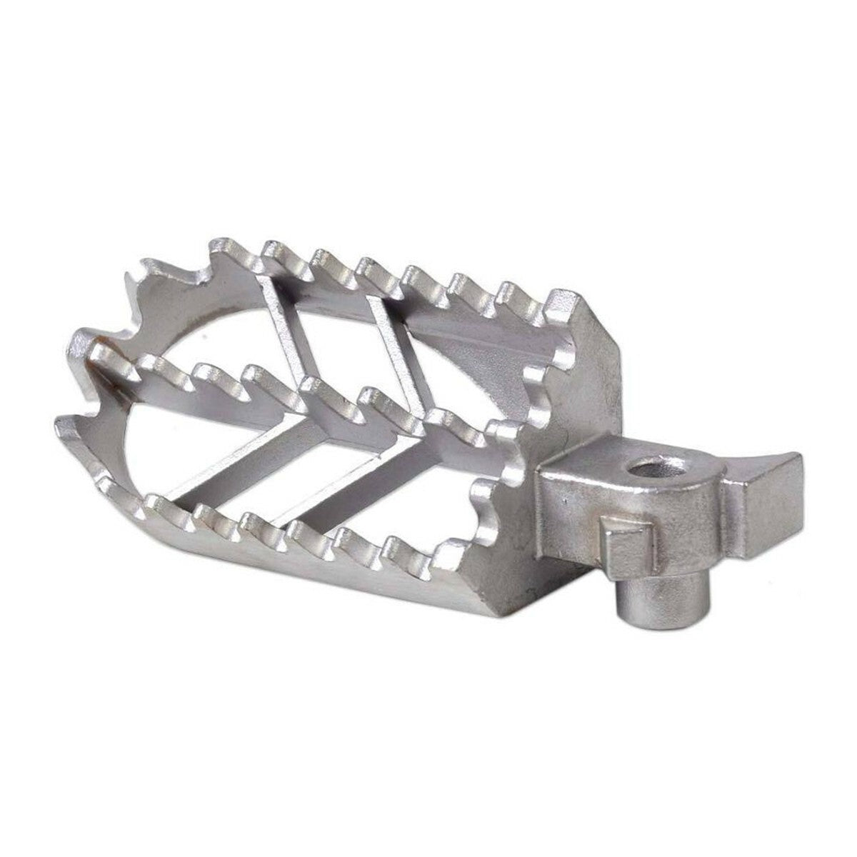 1 Pair Stainless Steel Wide Fat Motorcycle Front Foot Peg FootPegs Footrest Kit