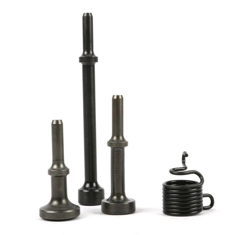 4pcs Smoothing Pneumatic Air Hammer Bits Air Chisel Bits Tool Set w/ Spring UK