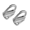 2 Pieces Marine Grade Stainless Steel Spring Hooks Fending Boat
