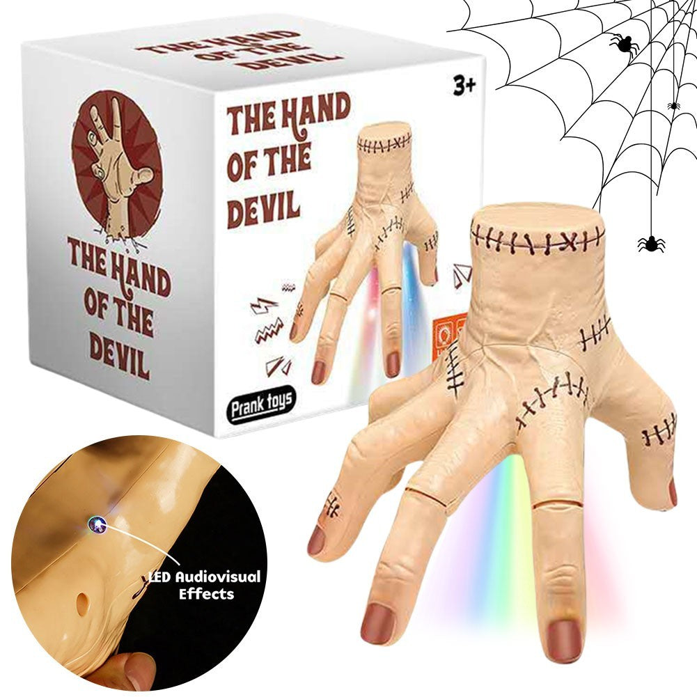 Electric Crawling Hand with Sound Light Fake Hand Prop Halloween Decorations