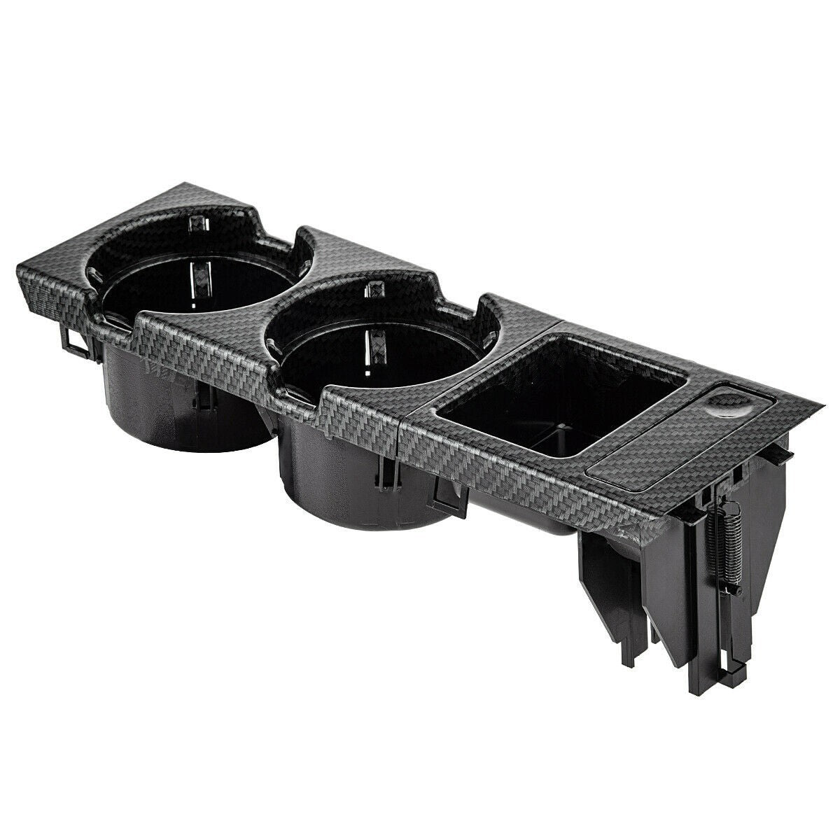 Carbon Fiber Style Center Console Cup Drink Holder For BMW 3 Series E46 1998-06!