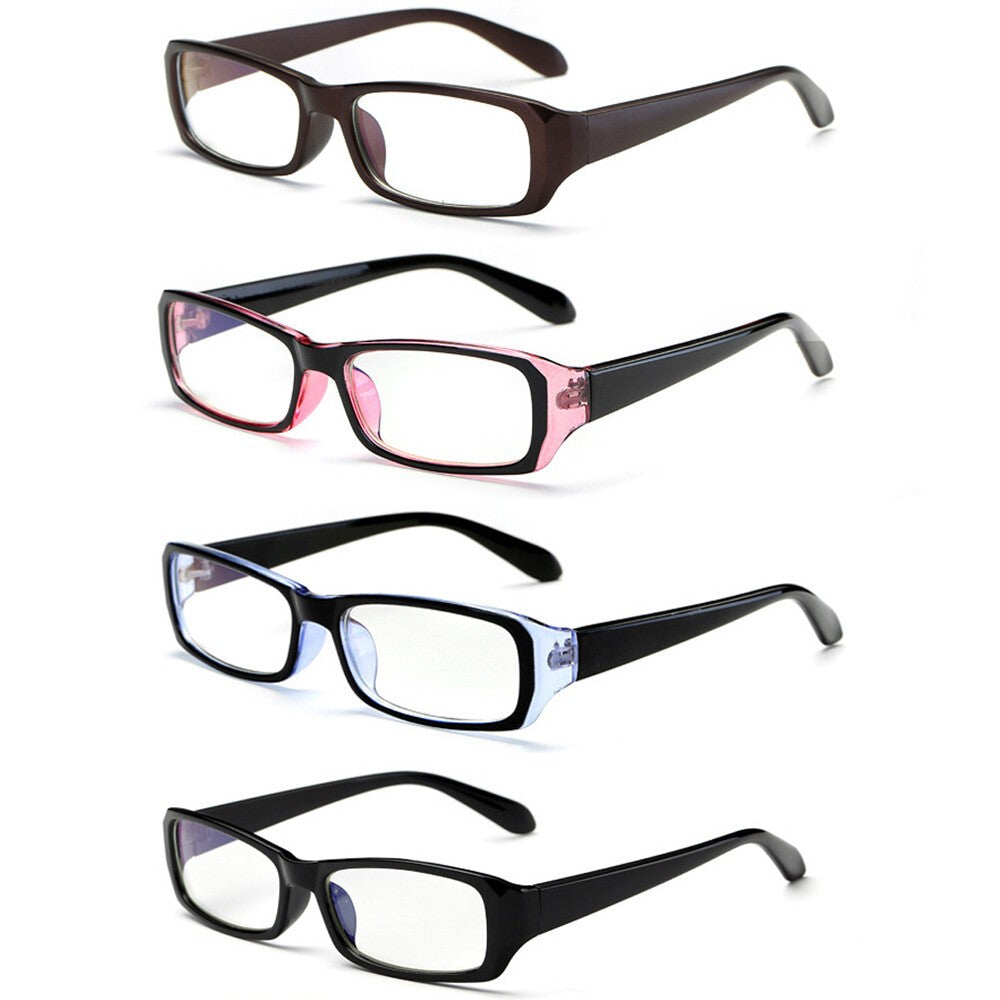High Power Reading Glasses +6.50 +7.00 +7.50 +8.00 Strength Black Plastic Frame
