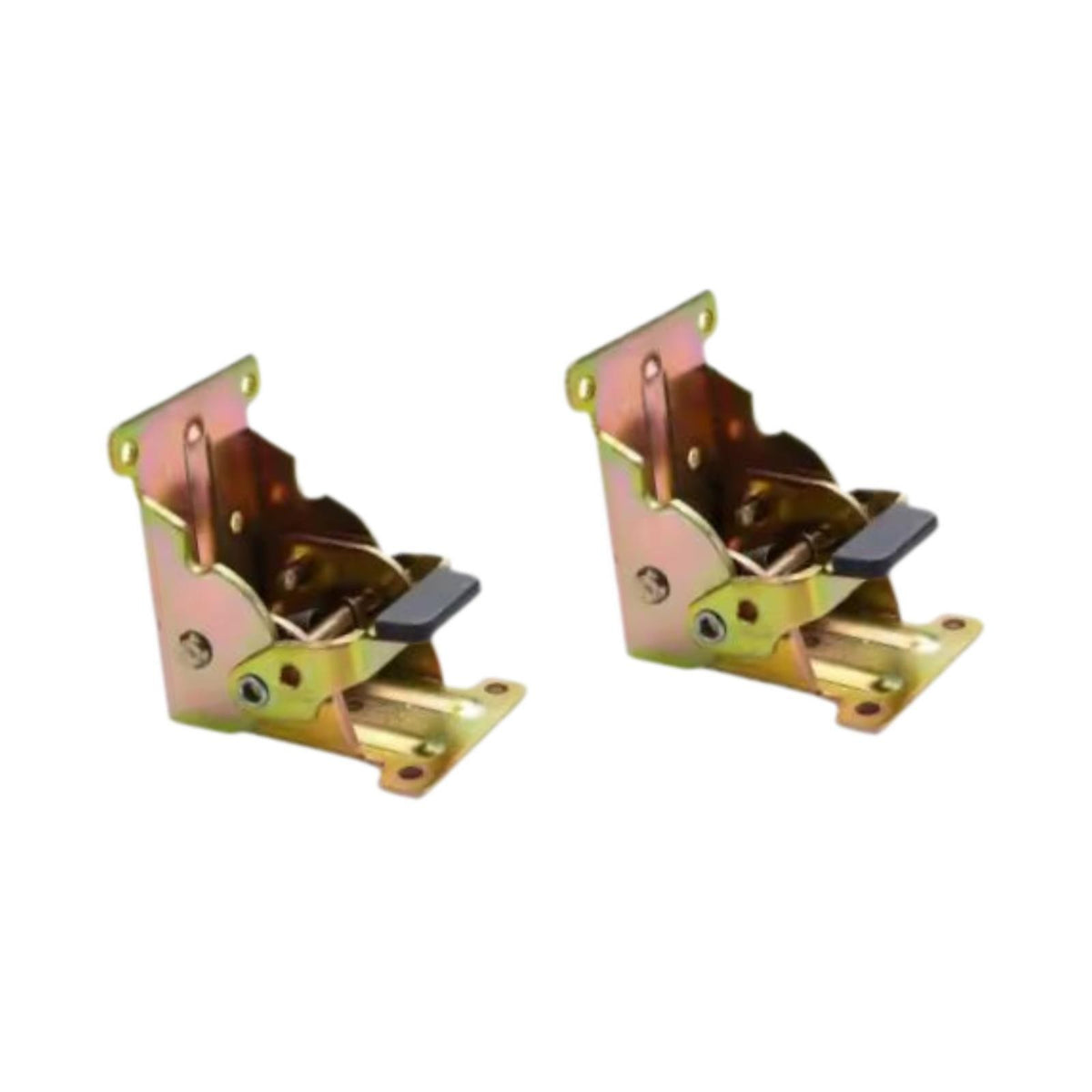 2 Lockable Folding Brackets, Self-Locking Hinges with Screws for Table and Bed