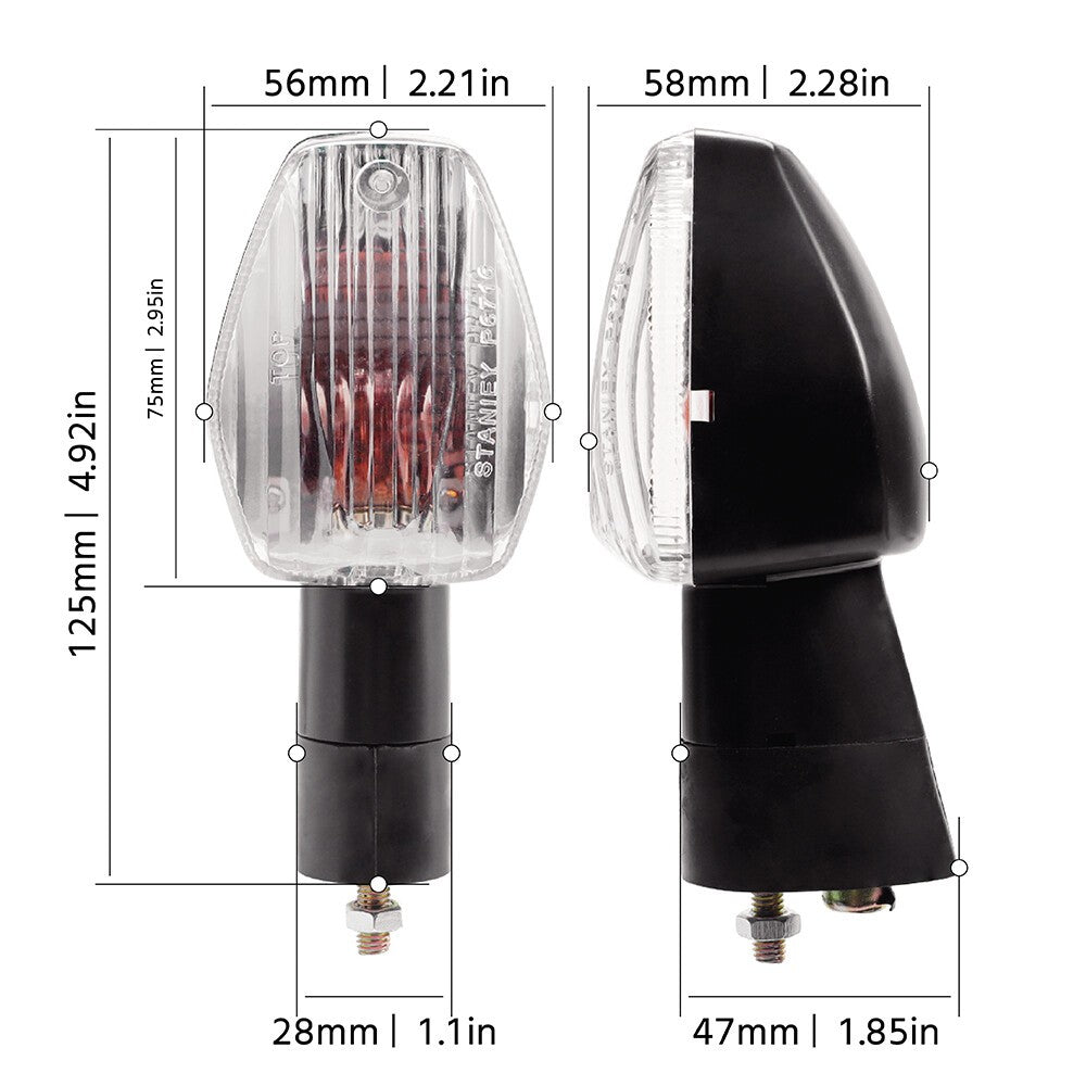 Suitable for Honda CBR600,CB900,CBR1000RR Front and Rear Turn Signals/Indicators