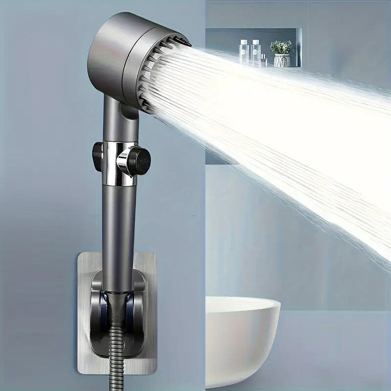 3 Modes Shower Head with Filter High Pressure Water Saving Massage Scalp
