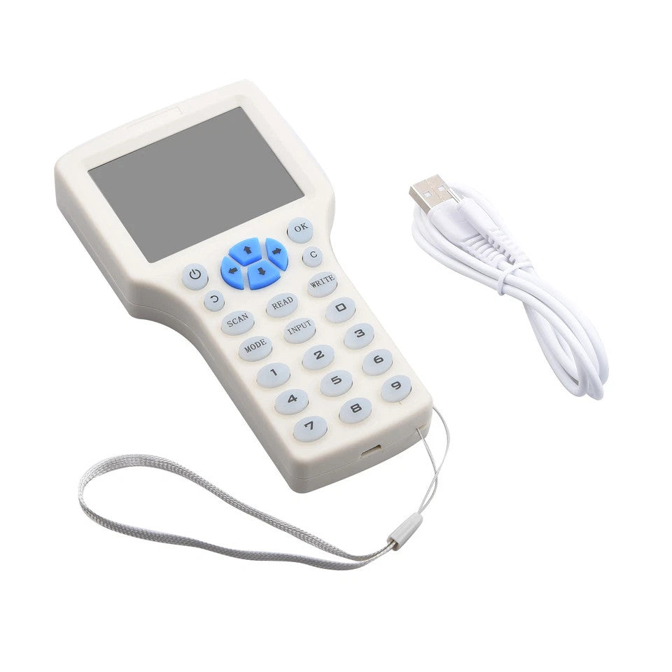 Durable Handheld RFID/NFC Smart Card Reader Elevator Writer Copier IC ID Sensor