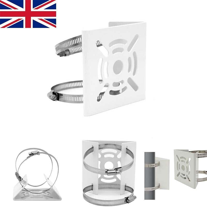 Universal Vertical Pole Mount Bracket Camera Adapter for CCTV Camera Security UK