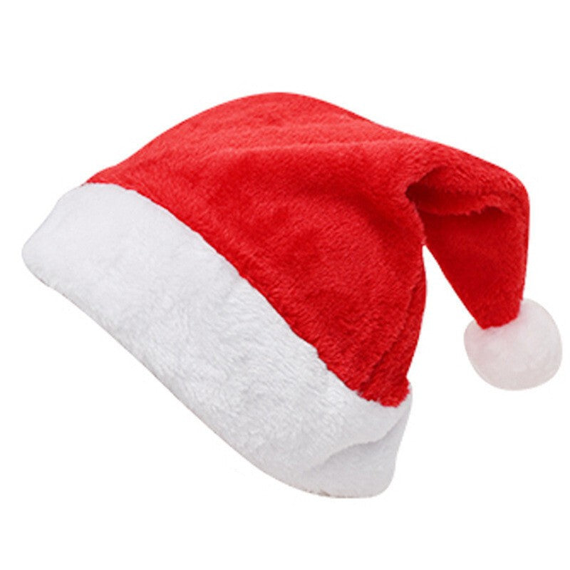 Christmas Hat Xmas Hat Headwear Props LED Santa Hat Light up Santa Hat