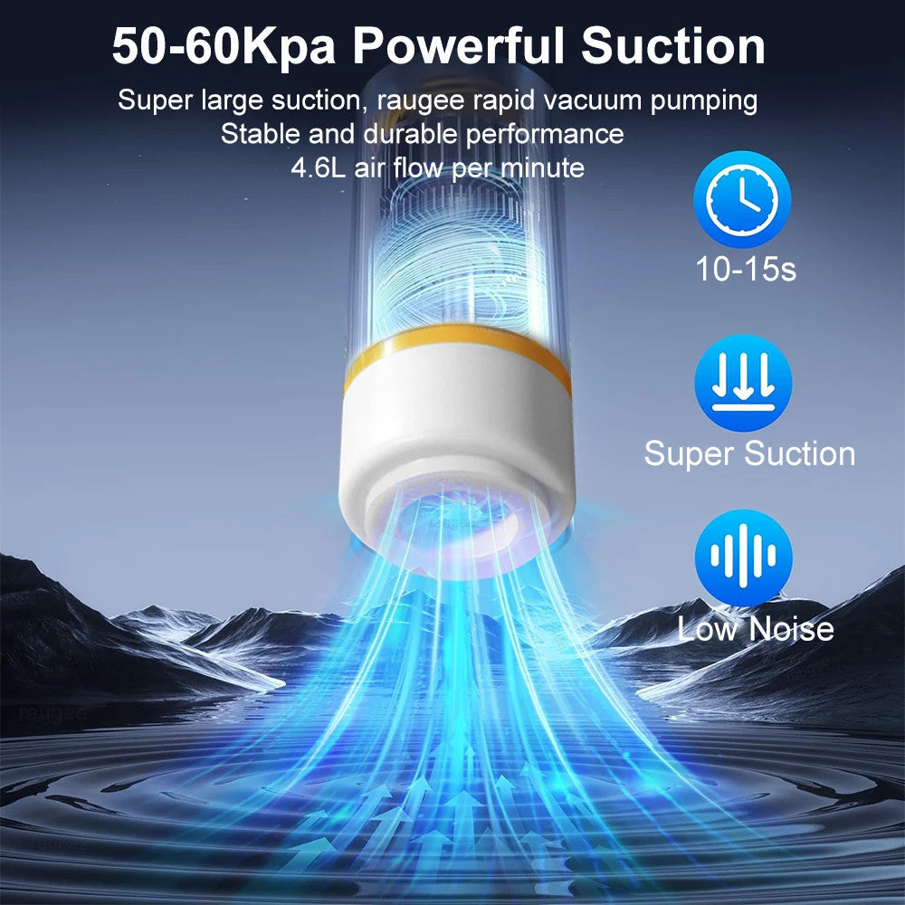 Electric Vacuum Air Pump Portable Space Saver For Clothing Vacuum Storage Bags