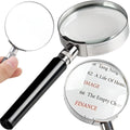 Magnifying glass 10x magnifying glass real glass hand reading magnifying glass
