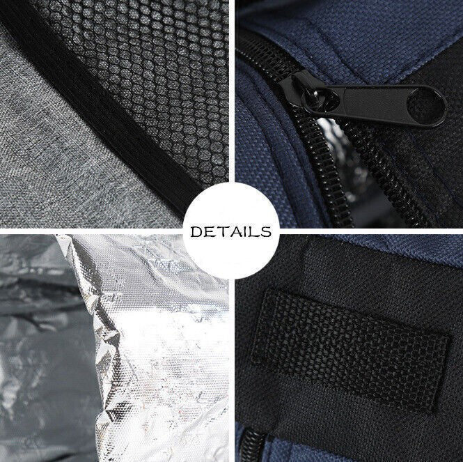 2x 2L Insulated Cooler Cool Carry Bag Water Drink Bottle bag Hiking