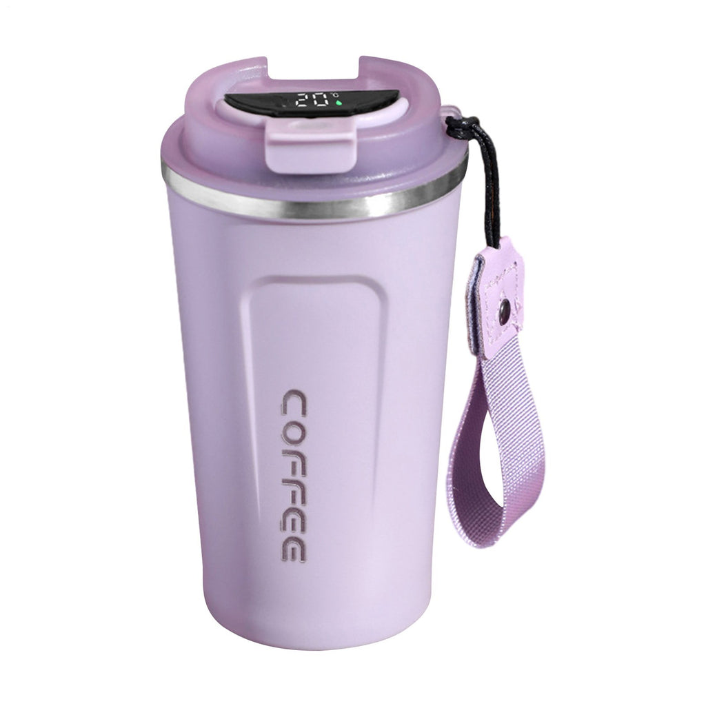 510ml Thermos Coffee Mug Stainless Steel Coffee Cup Temperature Display Vacuum
