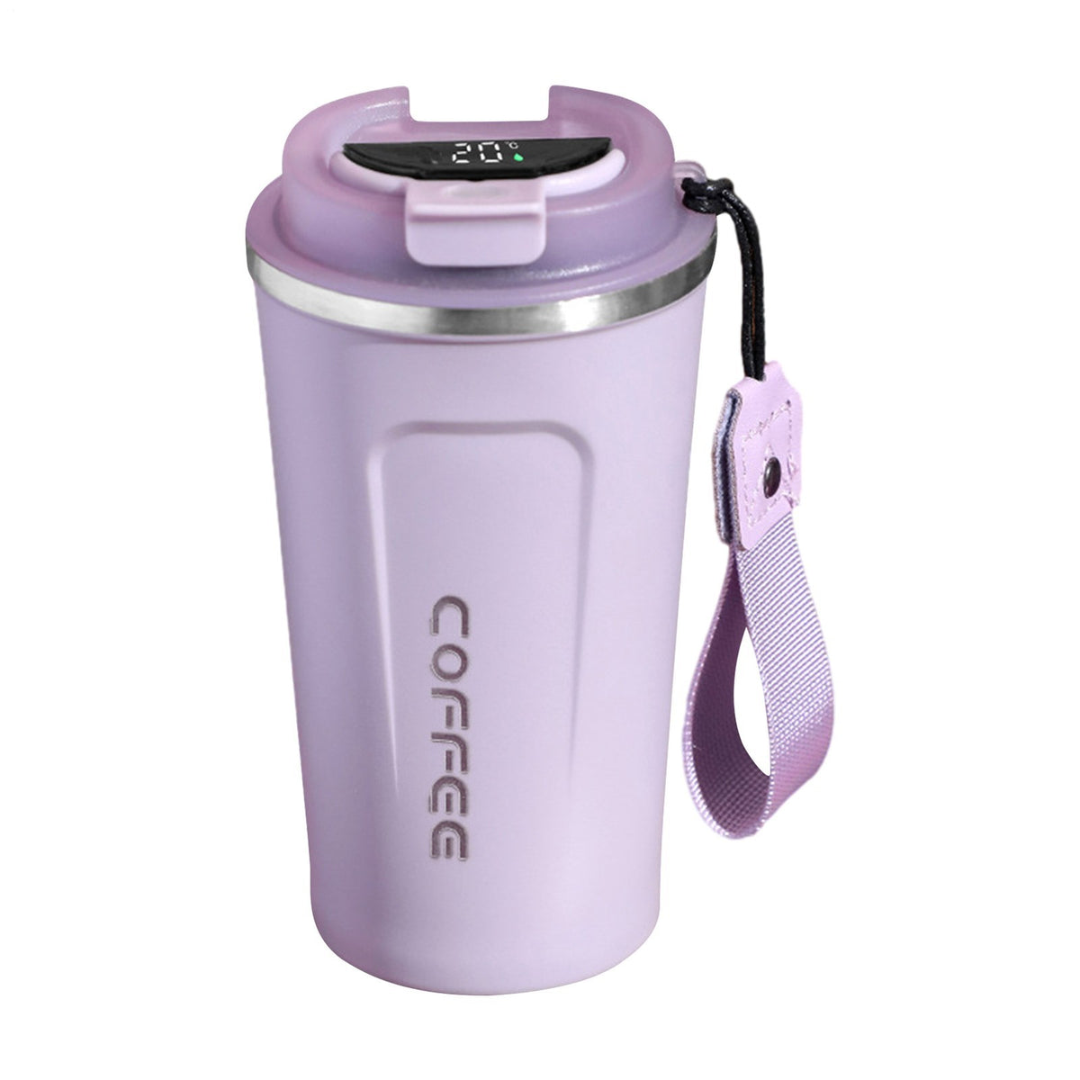 510ml Thermos Coffee Mug Stainless Steel Coffee Cup Temperature Display Vacuum