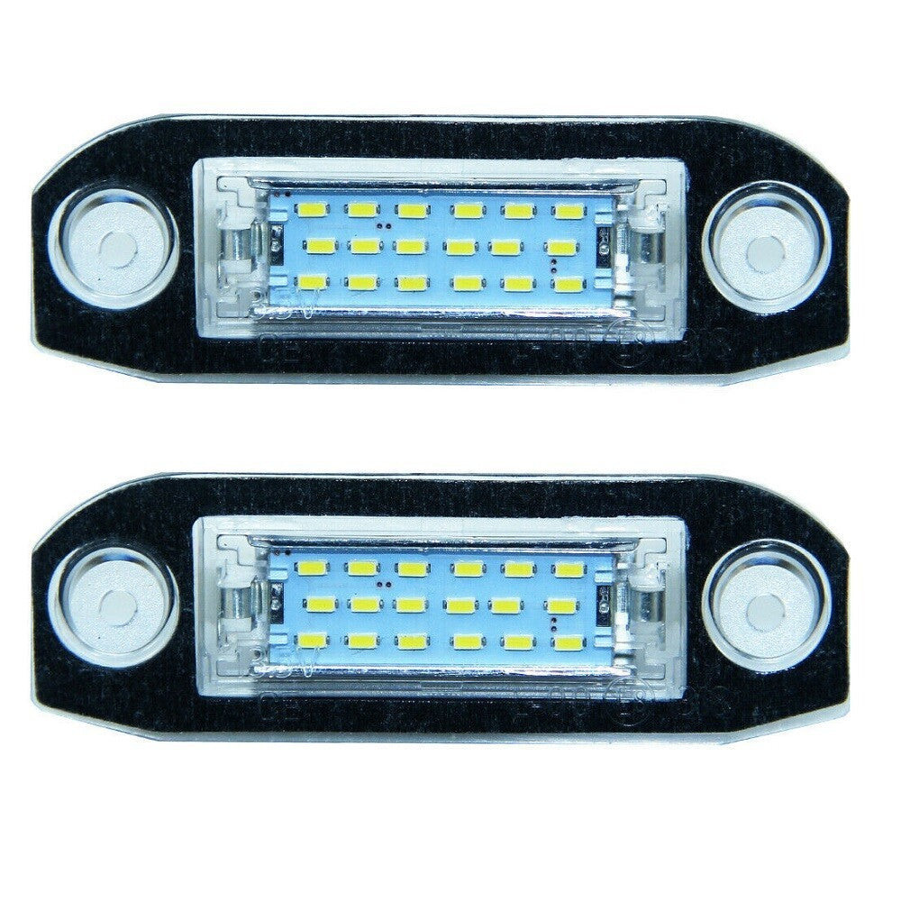 Pair LED Number License Plate Lights Bulbs For Volvo V70 V60 S40 XC60 ERROR FREE