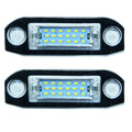Pair LED Number License Plate Lights Bulbs For Volvo V70 V60 S40 XC60 ERROR FREE