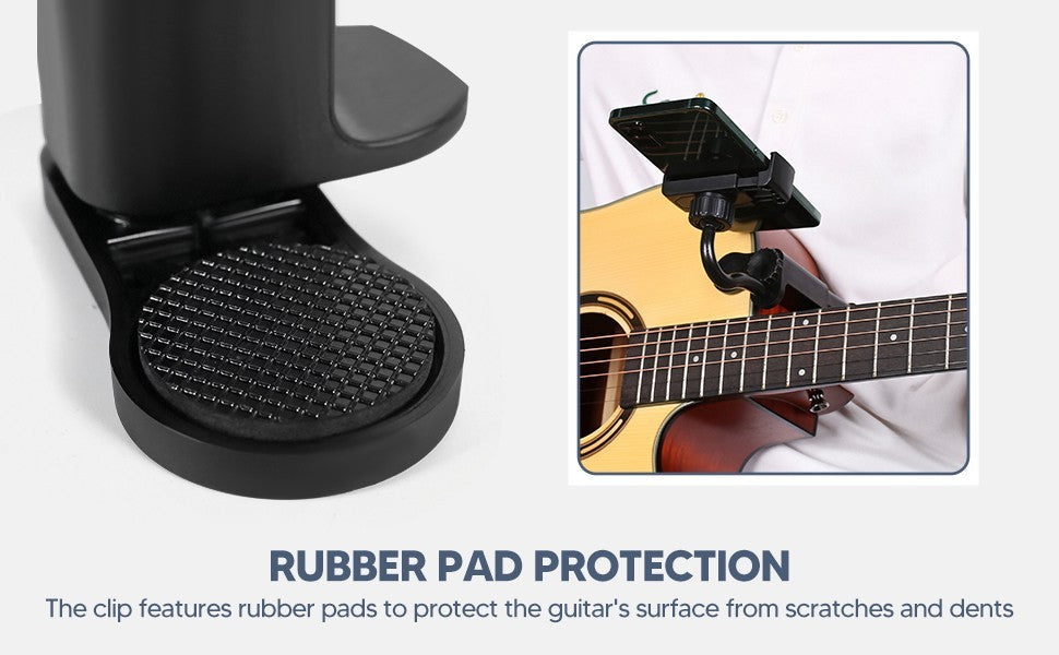 Guitar Phone Holder Mount Teaching Accessories Phone Clamp Professional