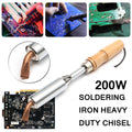 220V 200W High Power Soldering Iron Chisel Copper Tip Heavy Electric Welding Pen