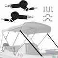 2x Adjustable Bimini Top Straps Marine Top Straps Tie Down Webbing Straps