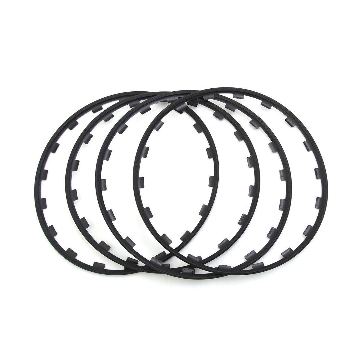 4pcs/Set 18-20 Inch Car Wheel Hub Rim Trim Tire Ring Guard Strip Protector Decor