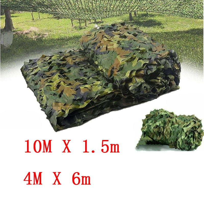 4mx6m Camo Net Hunting/Shooting Camouflage Hide Army Camping Woodland Netting