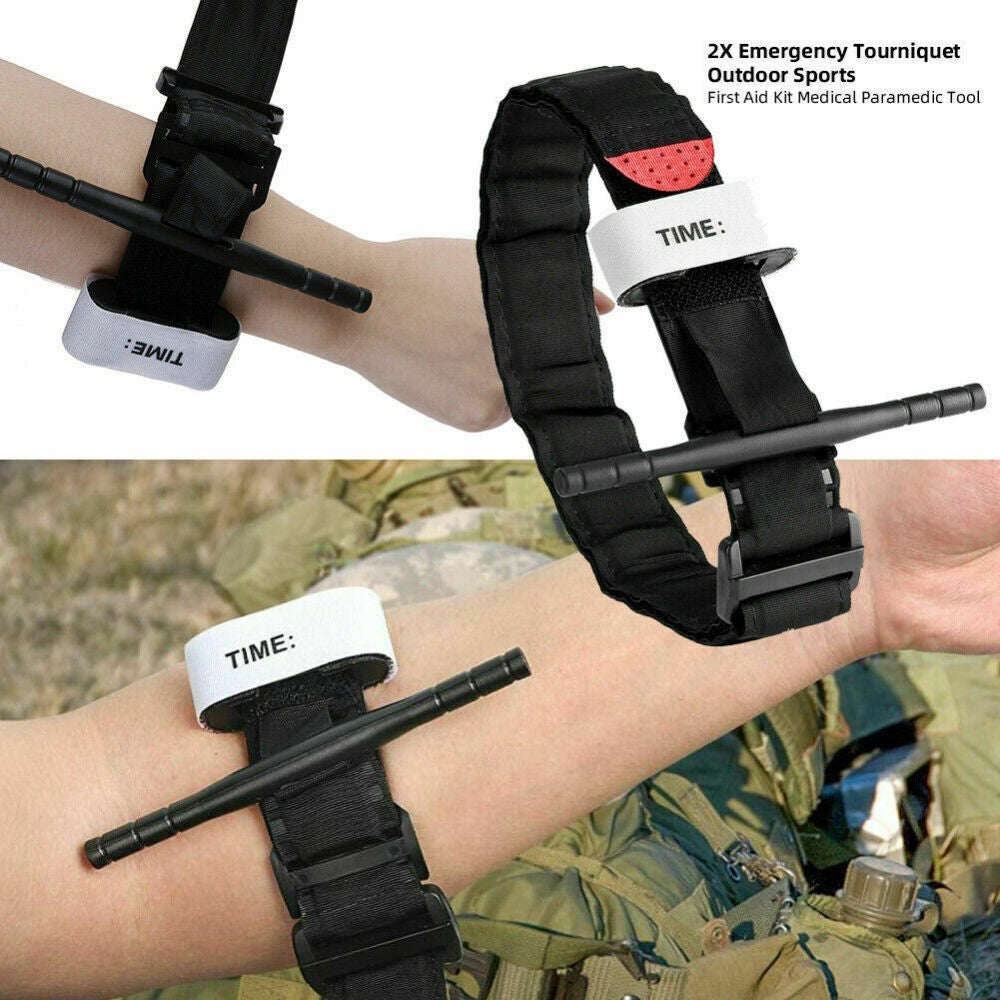 1/2pcs Emergency Tourniquet Outdoor Sports First Aid Medical Paramedic Tools UK