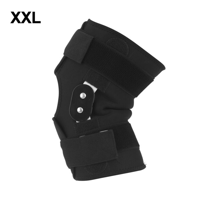 Knee Hinged Arthritis Support Brace Guard Stabilizer Strap Wrap open patella