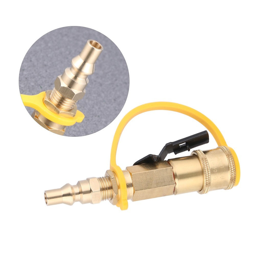 1/4 Inch Quick Gas Propane Ball Quick Regulator Connector for Outdoor Picnic BBQ