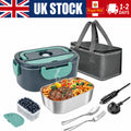 Electric Lunch Box Food Warmer 100W Heated Lunch Box 12V 24V Home Car Truck