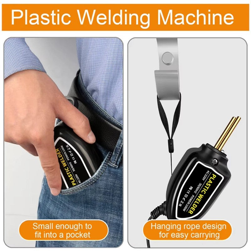 100W HOT STAPLER GUNS PLASTIC REPAIR CAR BUMPER WELDING WELDER MACHINE KIT