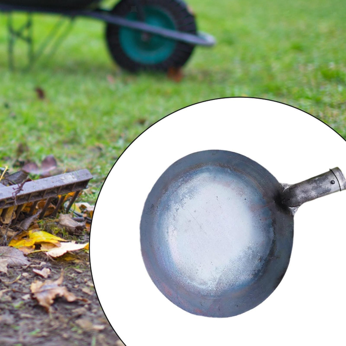 Heavy Duty Metal Scoop for Sewer And Drain Cleaning