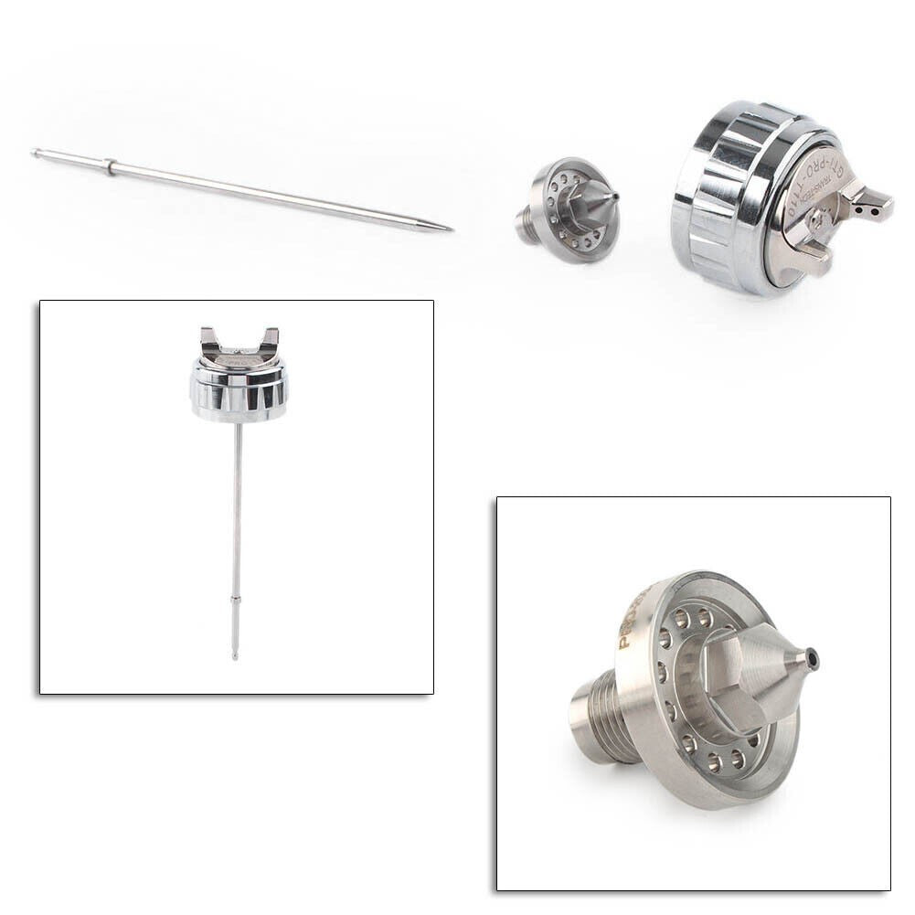Cap Tip Fluid Nozzle 1.4mm Spray Gun Devilbiss GTI Pro Lite T110 Replacement Kit