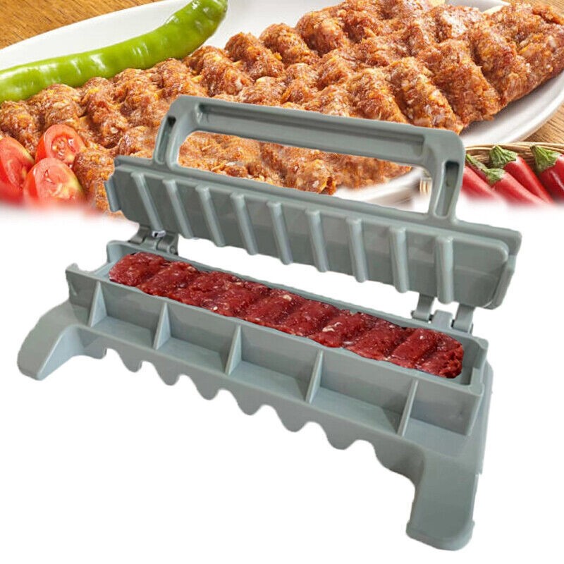 Manual Kebab Maker Turkey BBQ Meat Skewer Maker Outdoor Cooking Picnic Tool