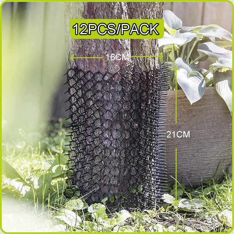 12X Cat Scat Mat Spike Anti-Cat Prickle Strip Deterrent Garden Repellent Animal