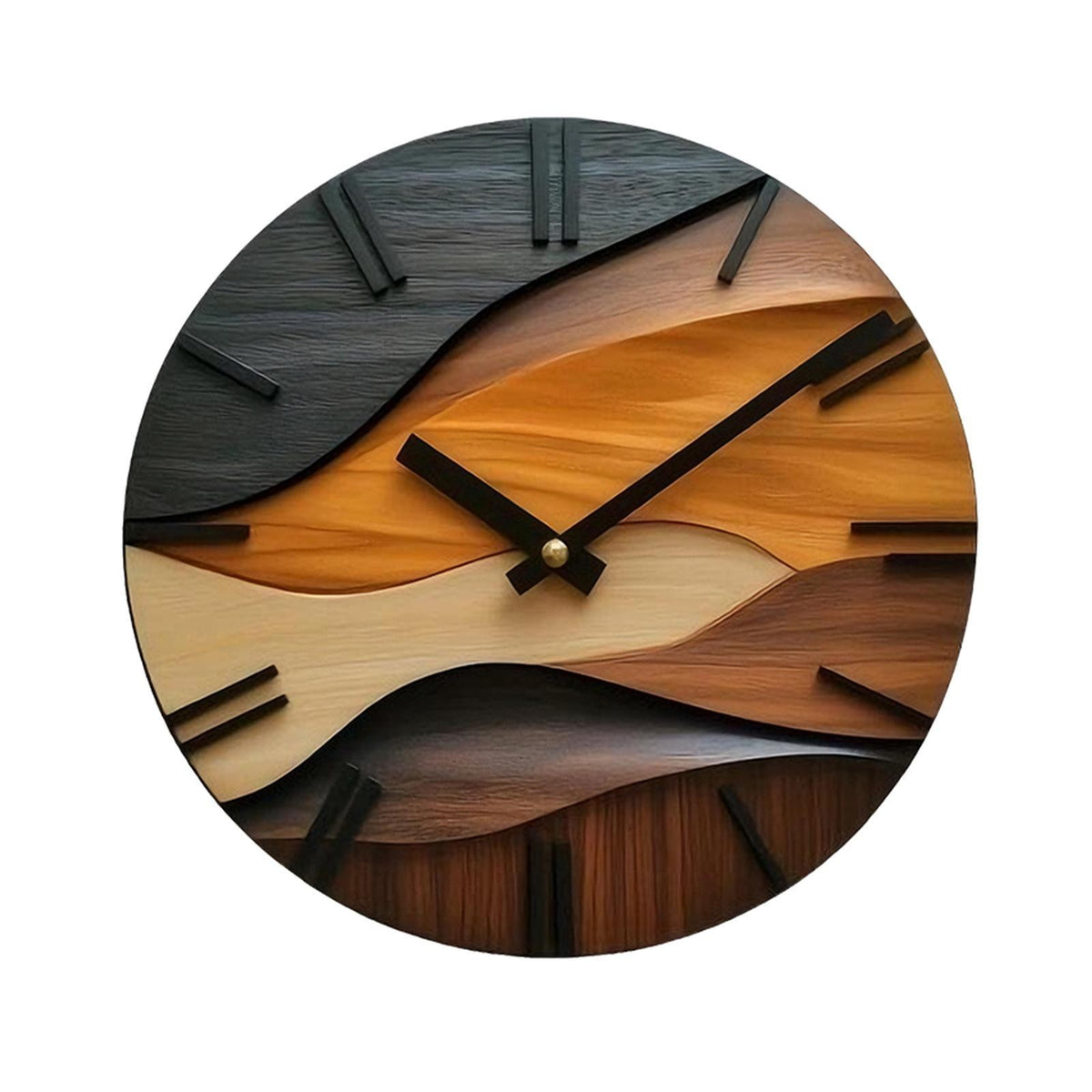 Wooden Wall Clock Wall Ornament Modern Aesthetic Quiet Decorative Clock Silent