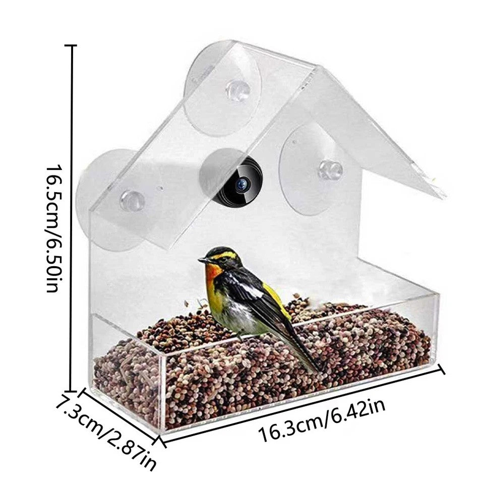 Smart Bird Feeder with Camera HD 1080P Outdoor Wireless Remote WiFi Feeders New