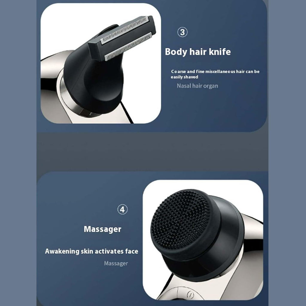 Baw**y Shaver Pro, Bawldy Pro, 9D Floating Head Shaver for Bald Men, 6-In-1 Deta